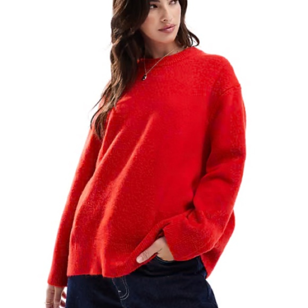 ASOS Oversized Red Sweater
